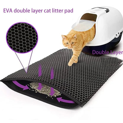 Waterproof Pet cat Litter Mat